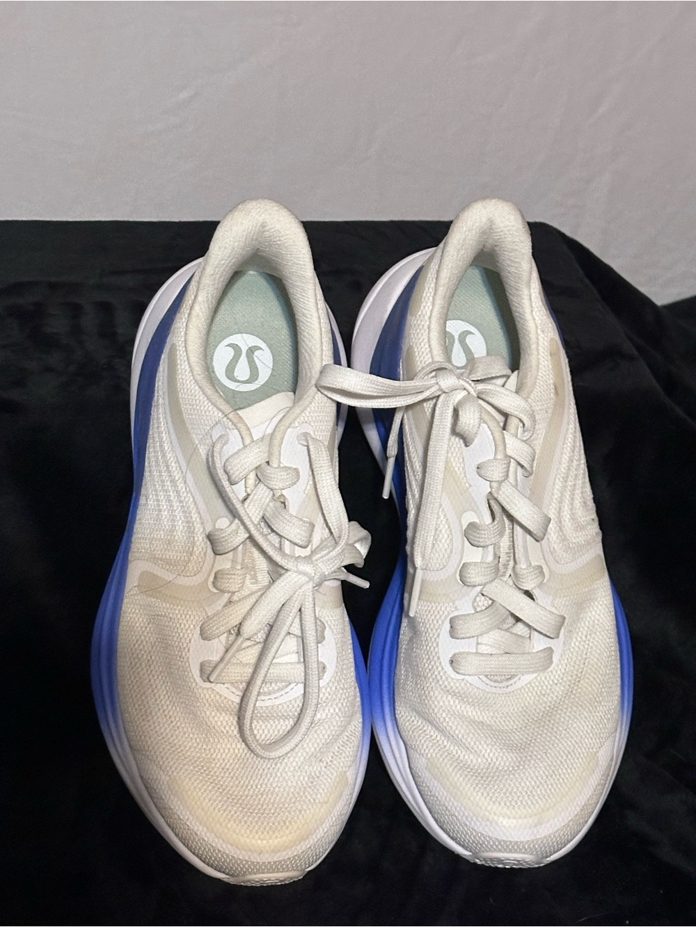 lululemon athletica White and Blue Women's Athletic Sneakers